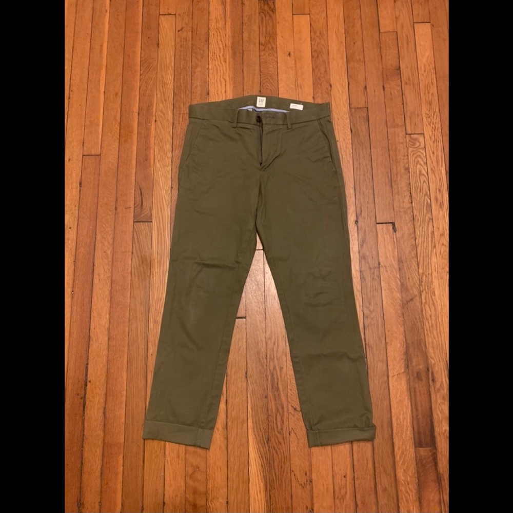 Olive Green Gap Men’s Pants/Chinos